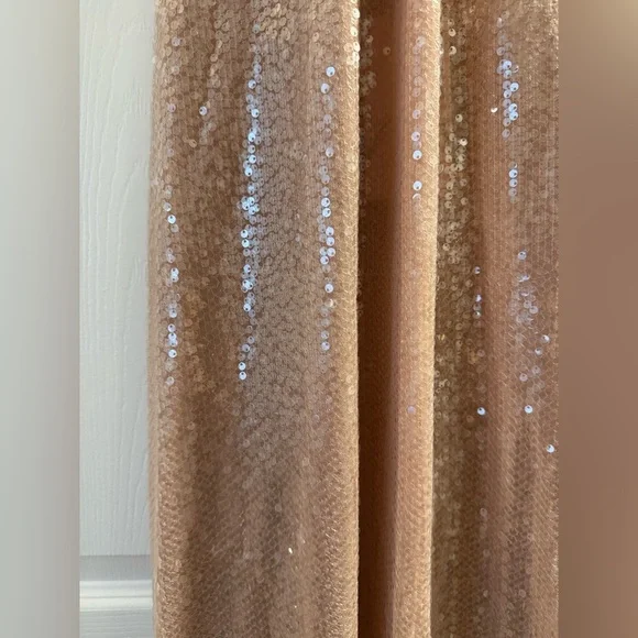 knee length dresses for ladies ZARA. Pink midi dress with mini sequins. TS – Hibuy market main image 0
